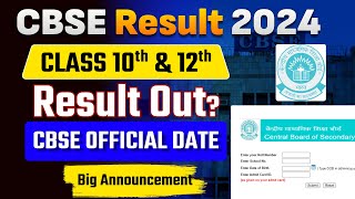 CBSE Result 2024CBSE Class 10th and 12th Result latest Update Out Live [upl. by Allekim]