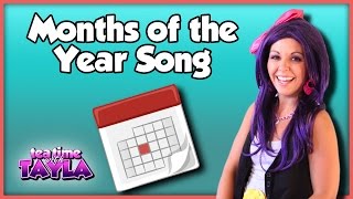 Months of the Year Song  Kids Song  Song for Children [upl. by Annonyw]