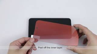 Installation Video  Colorful Privacy Screen Protector Tempered Glass [upl. by Aseek]