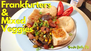 Delicious FRANKFURTERS And MIXED VEGGIES For Breakfast LIVE [upl. by Tterag804]