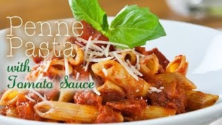 Penne Pasta with Tomato Sauce [upl. by Symon601]