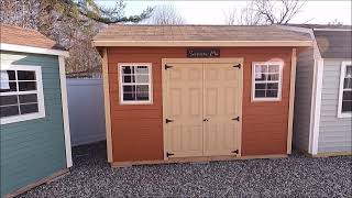 💚💚8x12 SHED  SHE SHED  MAN CAVE  STORAGE IDEAS  VIRTUAL SHED TOUR 7 [upl. by Letnohs]