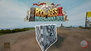 التدحرج  اول مره اشوف دائره على شكل مربع؟؟ Rock of Ages [upl. by Beckman]