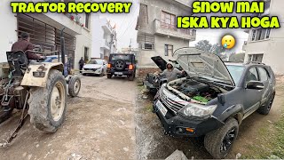 Aaj Thar se ki tractor ki Recovery  Problems in Fortuner [upl. by Imrots930]