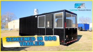 85x24 BBQ Trailer with Screened in Porch [upl. by Arnon818]