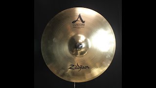 Used Zildjian 19quot A Custom Projection Crash  1819g [upl. by Aihceyt]