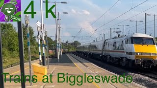 Trains at Biggleswade ECML 250524 [upl. by Gnol647]