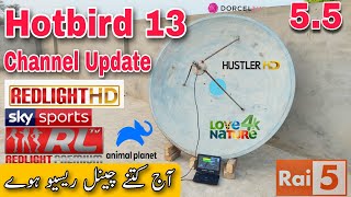 Hotbird 13 update 2024 New Channel update Old Channel updatehotbird dish settingshotbird [upl. by Adeehsar222]