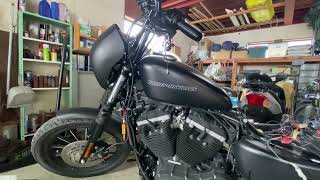 HarleyDavidson スポーツスター 883 ケラーマンウインカー 交換 ハイフラ改善方法 [upl. by Kazue]