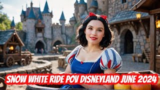 Snow White Ride POV Disneyland June 2024 [upl. by Eoz941]