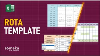 Rotation Schedule Excel Template  Free Excel Template for Employee Scheduling [upl. by Ebeohp]