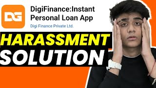 Digi Finance Loan App Harassment 😰😰 Solution Digi Finance Loan App Real Or Fake instantloanapp [upl. by Hennahane]