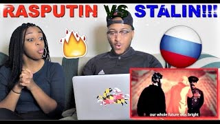 Epic Rap Battles of History quotRasputin vs Stalinquot Reaction [upl. by Akkim699]