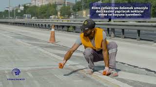 Yenibosna Cevizlibağ Metrobüs Hattı Beton Yol Filmi [upl. by Anelrahs290]