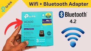 TPLINK Archer T2UB Nano WiFi  Bluetooth Adapter  AC600 WiFi Dongle for PC [upl. by Erda]