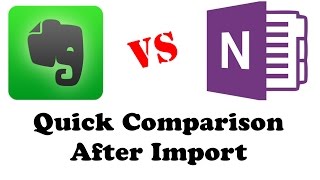 Evernote vs OneNote  Quick Comparison [upl. by Sargent]