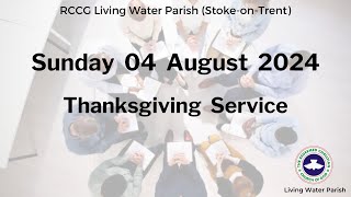 LWP Stoke Thanksgiving Service 04 August 2024 [upl. by Marlea979]