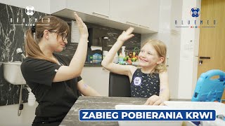 Pobieranie krwi u dzieci  jak to robimy w BlueMed KIDS w Katowicach [upl. by Oca]