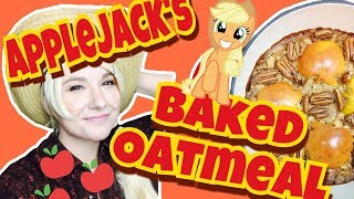 🍎 APPLEjACKS CARAMEL APPLE BAKED OATMEAL🍎 🍎 🍎 Vegan  Plant based [upl. by Hephzipah]