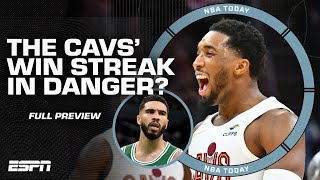 Can the Celtics BREAK the Cavaliers 15game win streak 😳  NBA Today [upl. by Asirral]