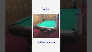 The Brunswick Gold Crown VI pool table pooltable billiards [upl. by Fara]