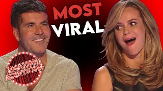 MOST Viral Auditions on Britains Got Talent PART 2 [upl. by Hardman]