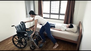 Cancer Caregiver Tips Transferring from Bed to Wheelchair  Parkway Cancer Centre [upl. by Gravante900]