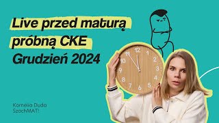 ✅Powtórka przed maturą próbną CKE z matematyki✅ grudzień 2024 [upl. by Zashin]