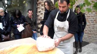 Tying of Culatello di Zibello [upl. by Eel]