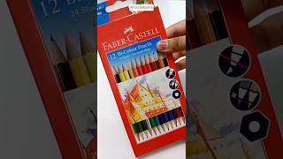 Review Faber Castell 12 bicolour pencils 24 shades  150 rupee only shorts youtubeshorts [upl. by Eugor506]