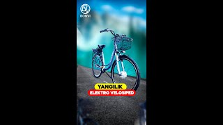 YANGILIK Elektro Velosiped yangi modeli Bonvi kompaniyasida Yangi bonvi velosiped [upl. by Nalor975]