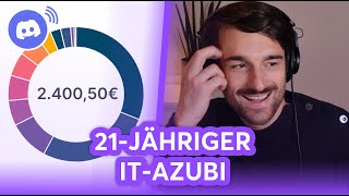 Live PortfolioBesprechung mit 21Jährigen Azubi  Finanzfluss Stream Highlights [upl. by Lema]