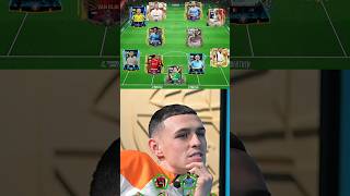 PHIL FODEN DREAM XL SQUAD 🔥fifamobilefcmobileshorts [upl. by Gerkman]