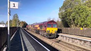 Freight Train At Alfreton 202 [upl. by Toffey]