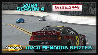 terrible chicane  iRacing ARCA Menards Series at Daytona Road [upl. by Anawqahs]