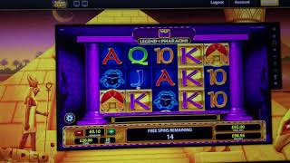 Legend of the pharaohs £20 big bet Video Slots [upl. by Asille708]