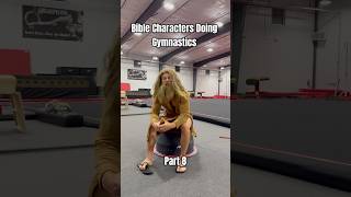 Bible Characters Doing Gymnastics pt8 victory sports shorts youtubeshorts bible funny gym [upl. by Elletsirhc935]