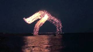 Spectacular Kites With Super LED Lights and fireworks [upl. by Chae]