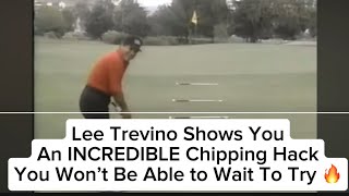 Lee Trevino Shows You This INCREDIBLE Chipping Hack [upl. by Haramat]