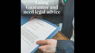 Going Guarantor and need legal advice [upl. by Hakym]