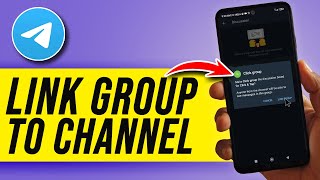 How To Link a Group to a Telegram Channel [upl. by Ki340]