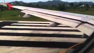 Airasia take off from tacloban airport [upl. by Demah627]