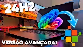 Microsoft LANÇA Windows 11 24H2 TI Pro  ADEUS problemas no PC [upl. by Lledyr362]