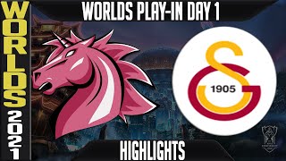 UOL vs GS Highlights  Worlds 2021 Play In Day 1 Group B  Unicorns of Love vs Galatasaray Espor [upl. by Arand692]