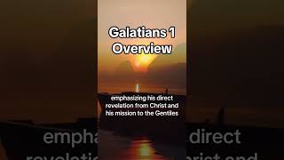 Galatians 115 Summary christian biblestudy thegospel galatians education [upl. by Donny]