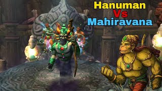 Hanuman Vs Mahiravana  youtube trending [upl. by Kopaz]