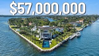 Inside One of the MOST EXPENSIVE MEGA MANSIONS in Miami FL [upl. by Ecinahs956]