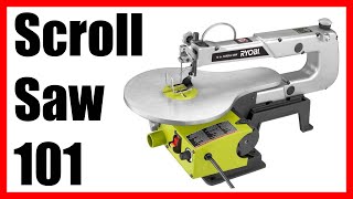 Scroll Saw 101  How to Use a Scroll Saw [upl. by Einohtna]