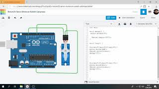 Tinkercad ile Arduino Bölüm 26  Servo Motoru Sürekli Çalıştırma [upl. by Damalas]