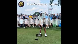 The Only Interview Charlie Woods Did at the US Junior Amateur Oakland Hills CC in Michigan [upl. by Pogah244]